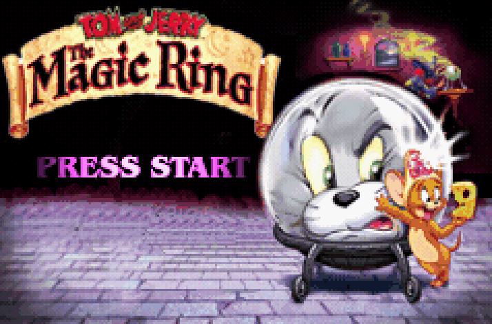 Tom and Jerry The Magic Ring Title Screen